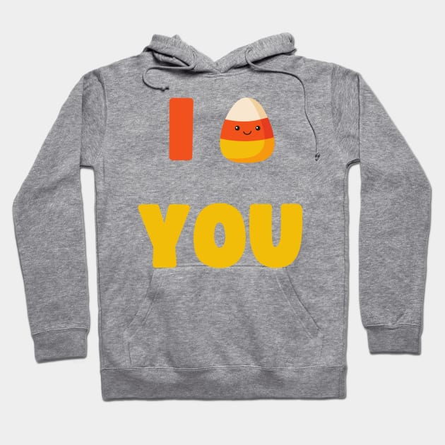 CUTE HALLOWEEN LAZY COSTUME I CANDY CORN YOU Hoodie by apparel.tolove@gmail.com